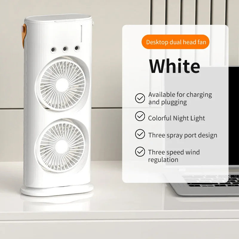 DualMist Breeze 2-in-1 Spray & Cooling Fan