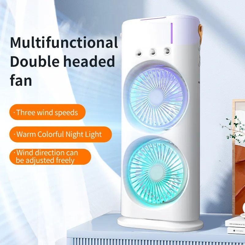 DualMist Breeze 2-in-1 Spray & Cooling Fan