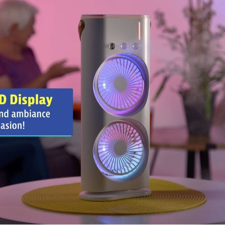DualMist Breeze 2-in-1 Spray & Cooling Fan